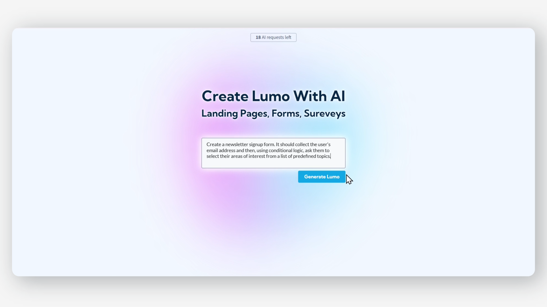 Illustration for LumoPages Help: AI-Powered Creation