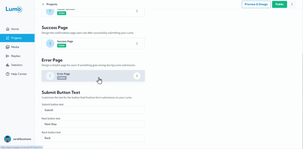 Illustration for LumoPages Help: Custom Error Page
