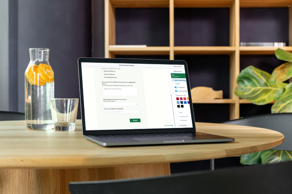 Product screenshot illustrating organized form responses for client onboarding